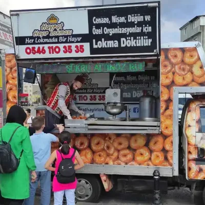 Mobil Lokmacı hizmeti ile İstanbul'da hayır lokması döktürme