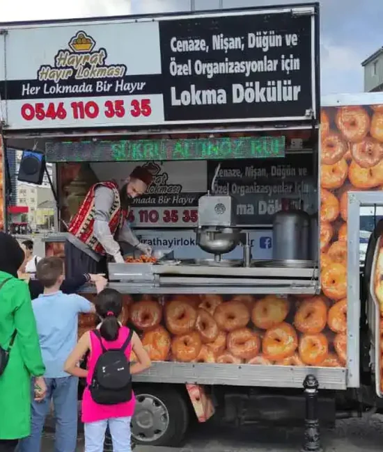 Mobil Lokmacı hizmeti ile İstanbul'da hayır lokması döktürme